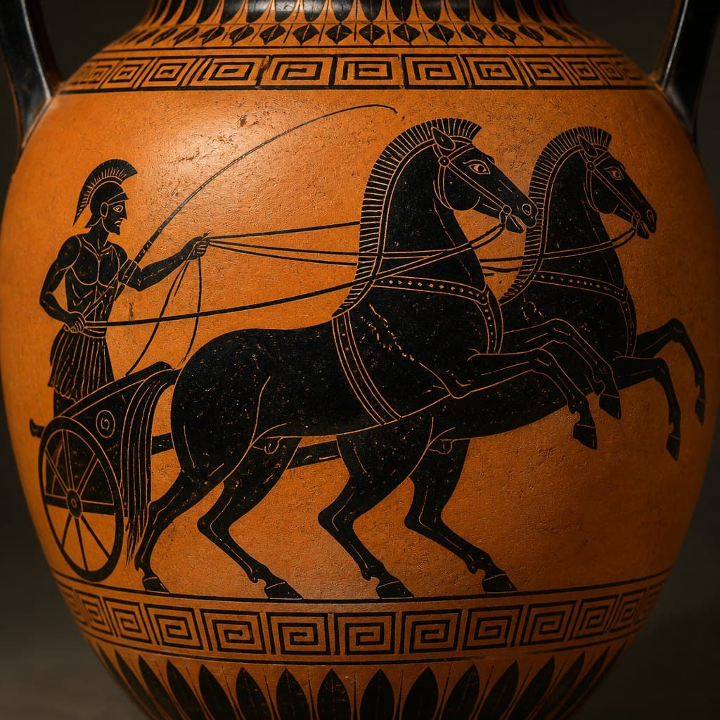 AI-generated interpretation of Ancient Greek Art