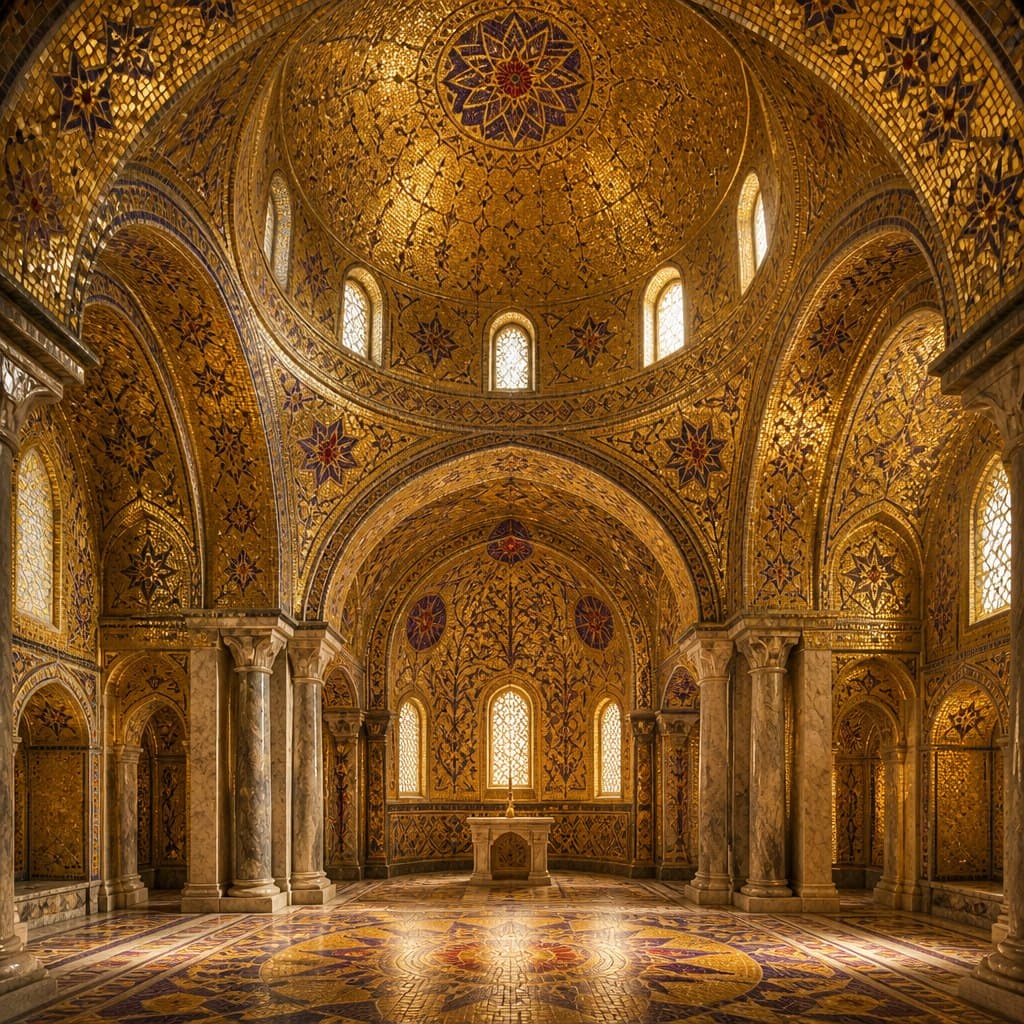 AI-generated interpretation of Byzantine Art