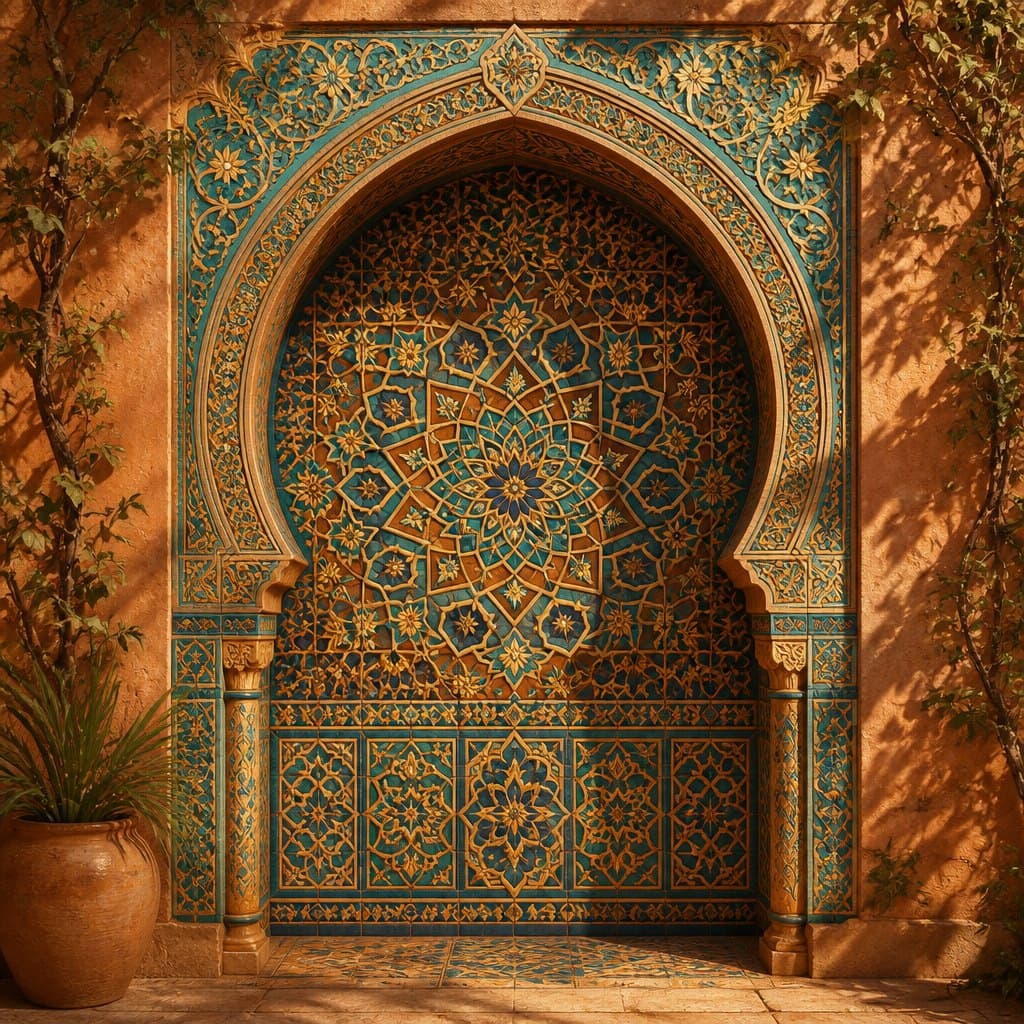 AI-generated interpretation of Islamic Golden Age Art