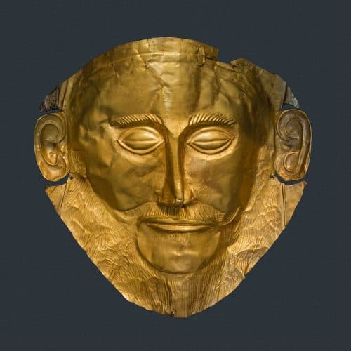 Agamemnon mask NAMA Athens Greece — Ancient Greek Art