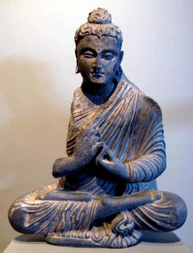 Seated Buddha, Gandhara, Honolulu Academy of Arts — Ancient Indian Art