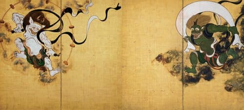 風神雷神図 (Wind God and Thunder God) — Edo Period Art