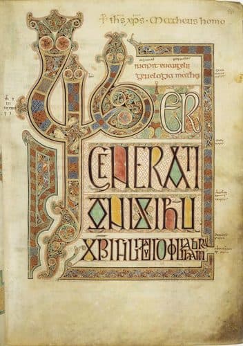 LindisfarneFol27rIncipitMatt — Medieval Art