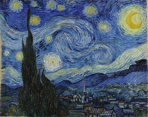The Starry Nighttitle QS:P1476,en:"The Starry Night"label QS:Len,"The Starry Night"label QS:Les,"La noche estrellada"label QS:Lmk,"Ѕвездена ноќ"label QS:Lfr,"La Nuit étoilée"label QS:Lar,"ليلة النُجُوم"label QS:Lbr,"An Noz stergannek"label QS:Lca,"La nit estelada"label QS:Lzh,"星夜"label QS:Lja,"星月夜"label QS:Lfi,"Tähtikirkas yö"label QS:Lbe-tarask,"Зорная ноч"label QS:Lth,"คืนดาวเกลื่อนฟ้า (ฟาน ก็อกฮ์)"label QS:Lbg,"Звездна нощ"label QS:Lro,"Noapte înstelată"label QS:Lko,"별이 빛나는 밤"label QS:Leo,"Stela nokto"label QS:Laf,"Die Sterrenag"label QS:Lru,"Звёздная ночь"label QS:Lde,"Sternennacht"label QS:Lhe,"ליל כוכבים"label QS:Lit,"Notte stellata"label QS:Lsv,"De sterrennacht"label QS:Let,"Tähistaevas"label QS:Lhr,"Zvjezdana noć"label QS:Lpt,"A Noite Estrelada"label QS:Lpl,"Gwiaździsta noc"label QS:Lnl,"De sterrennacht"label QS:Leu,"Gau izartsua"label QS:Lfa,"شب پر ستاره" — Modern Art