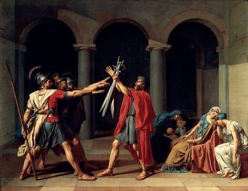 The Oath of the Horatii — The Neoclassical Era