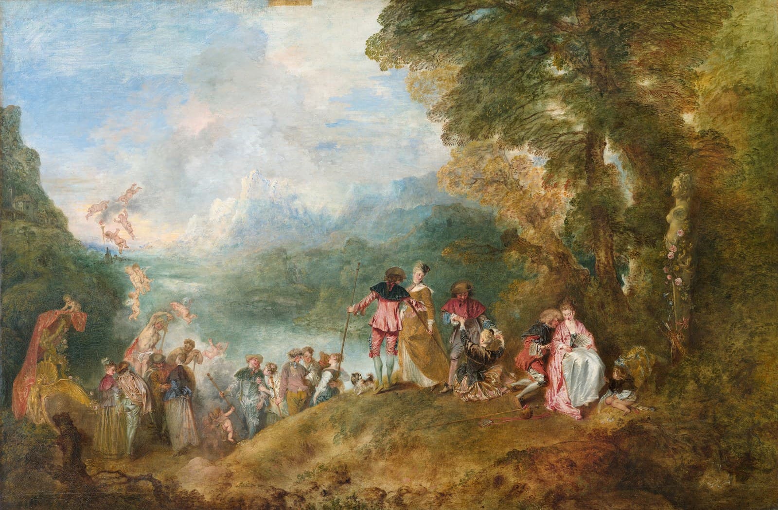 Pilgrimage to Cythera, so-called The Embarkation for Cythera — The Rococo Era