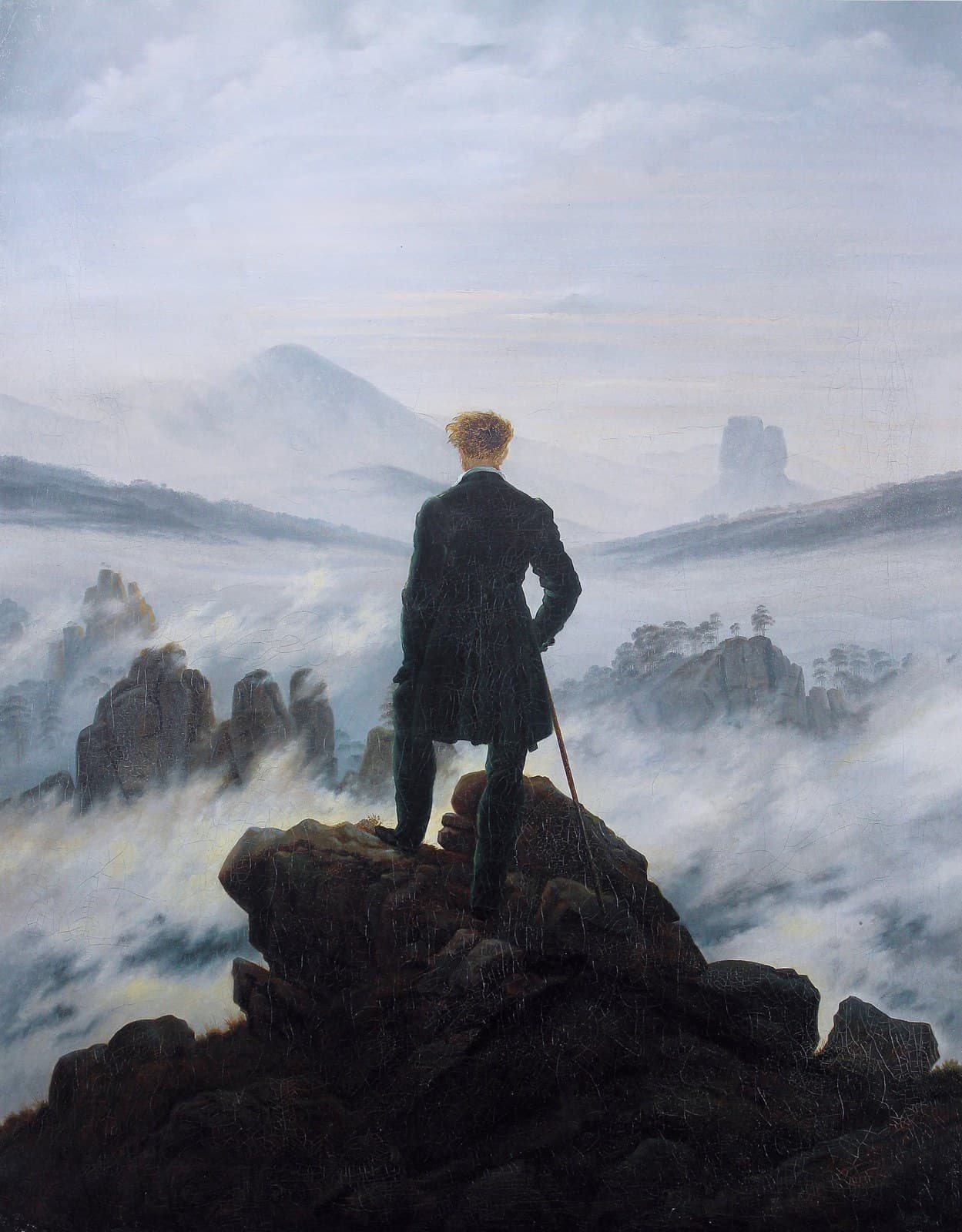 The hiker above the sea of fog — The Romantic Era