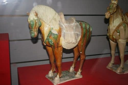 Tang Dynasty, sancai pottery horse — Tang Dynasty Art